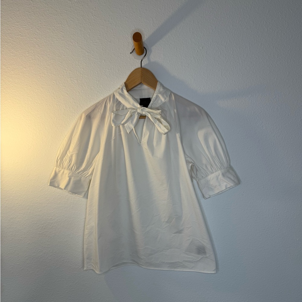Worthington Cream Blouse with Bow